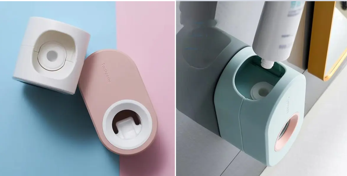 Automatic Toothpaste Dispenser Wall Mount Toothpaste Squeezer(1 pc)
